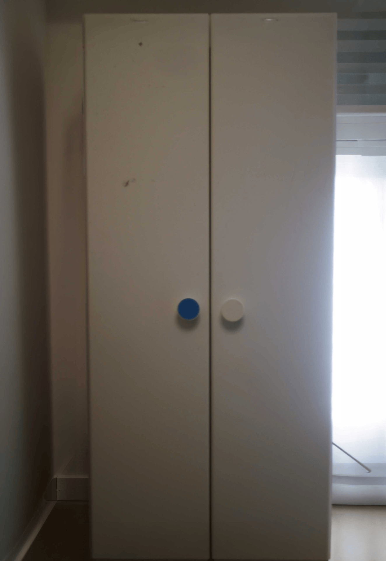 IKEA cabinet converted into an indoor grow space